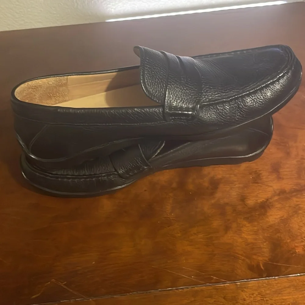 Samuel Hubbard Men’s 10 M Black Slip On Loafers Dress Shoes Free Spirit Driver